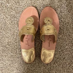 Jack Rogers Gold Sandal